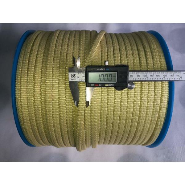 Flat Woven Kevlar Tape High Temperature Woven Aramid Tape 12*3mm