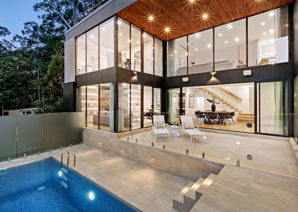 Luxury Design High Quality Prefab Light Steel Frame Five Story Houses Australia/American/EU Standard Homes