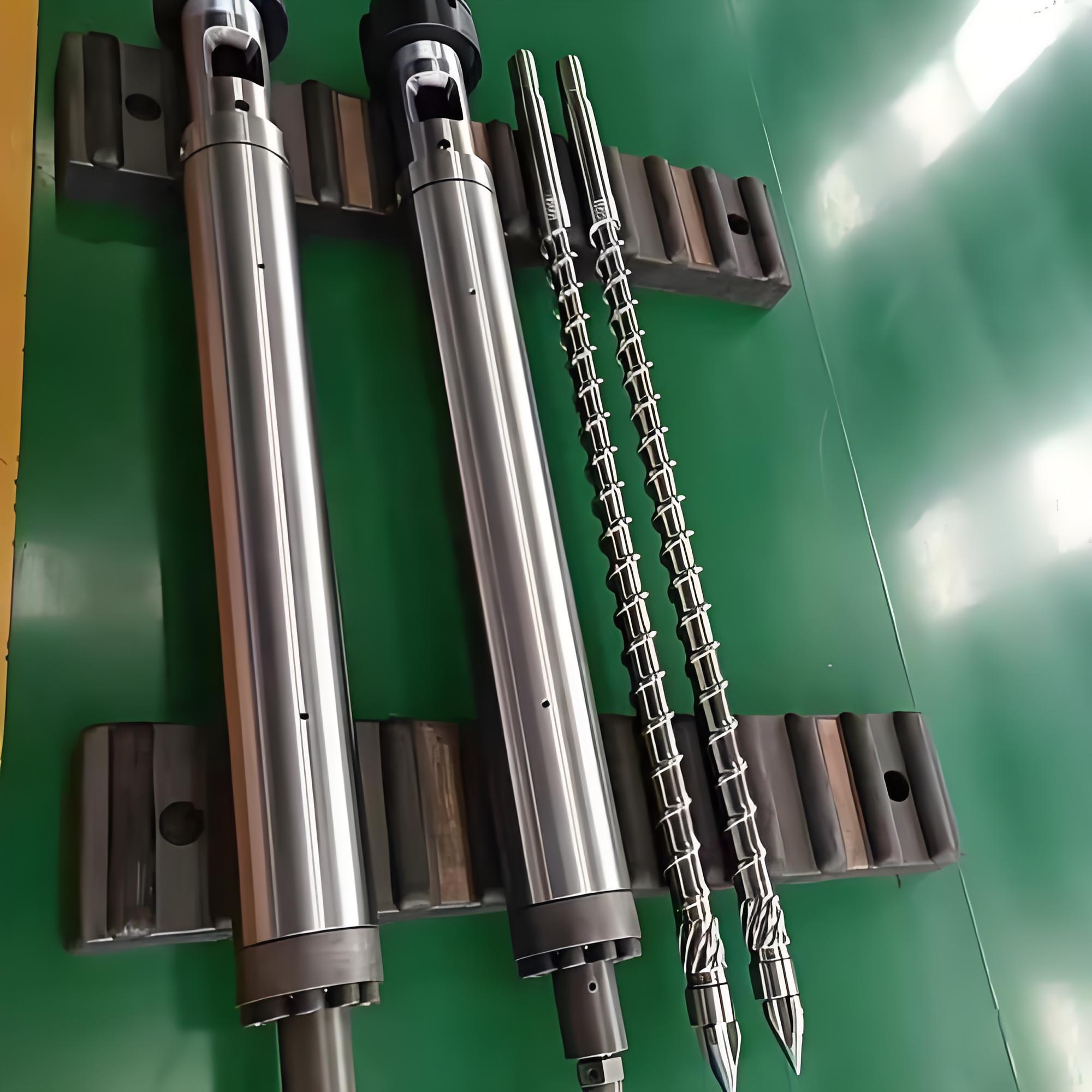 Anti-Corrosion Bimetallic Injection Screw Barrel, Long Service Life for Precision Connector Molding