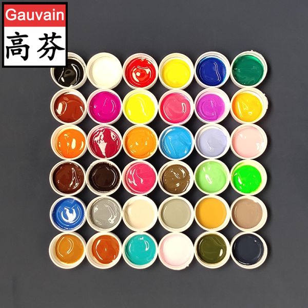 Premium Weather Resistance Better Adhesive Water Based Leather Edge Paint Leather Coating Ink for Bags/belts/ Wallet/shoes