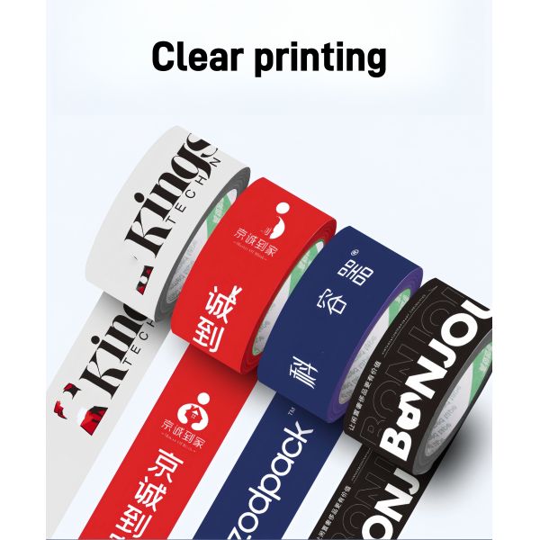 Custom Logo Printed Strong China Acrylic Transparent 60mm BOPP Color Adhesive Packing Tape Custom Printed Tape OPP Adhesive