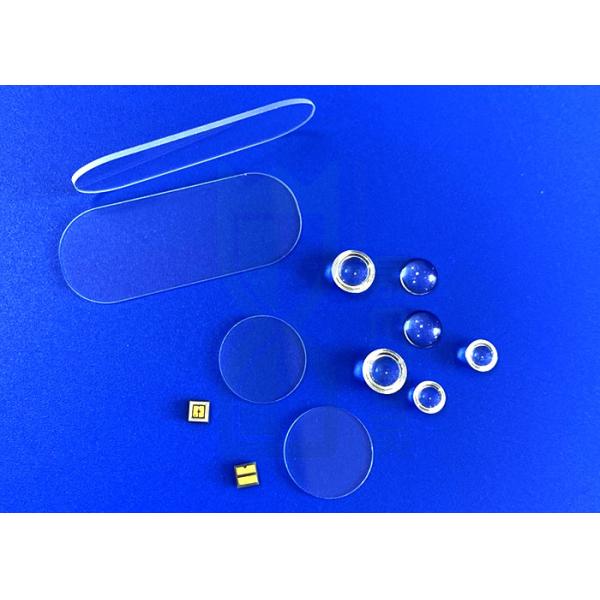 Double Convex Transparent Round Quartz Glass Plate For Metallurgy