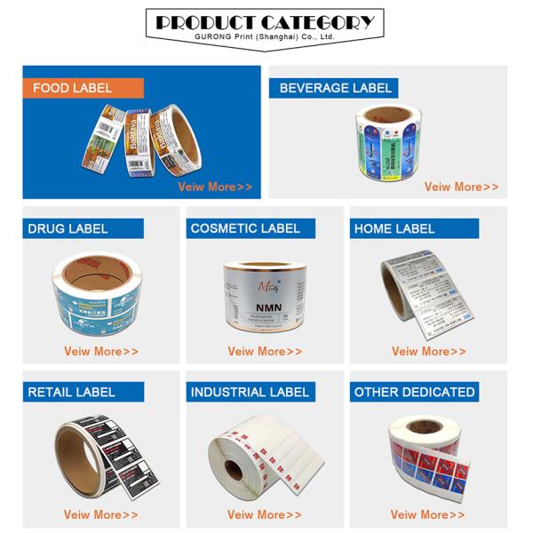 FSC аттестовал упаковывая винил стикера стикеров CMYK ярлыка слипчивый Printable