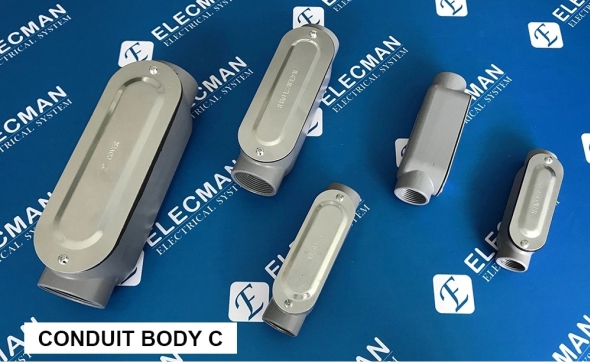 Алюминиевое IMC твердый продетый нитку тип тело Condulet проводника c 1/2» - 2