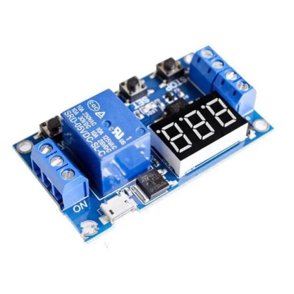 Запечатанный 12В цифровой светодиодный дисплей с включенным/выключенным таймером и релейным переключателем для производства печатных плат