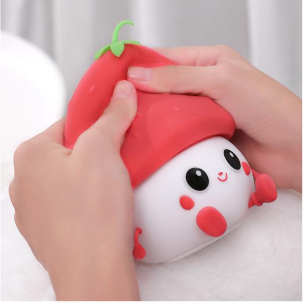 Controle remoto Toaster de presente para meninas bonitas Luz noturna LED Cartoon Novidade Lâmpada de quarto para bebê