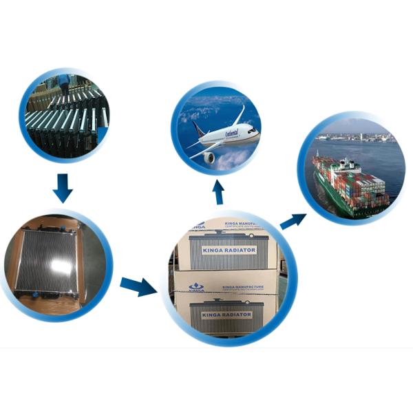 2012 Plastic Aluminum Chrysler Radiator Water - Cooled DODGE RAM 55056870AF