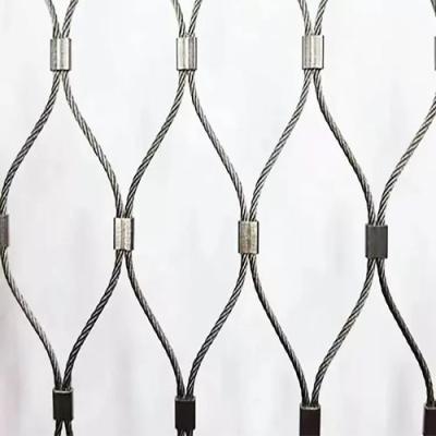 7 X 7 Ss 304 Ferrule Cable Mesh For Animals