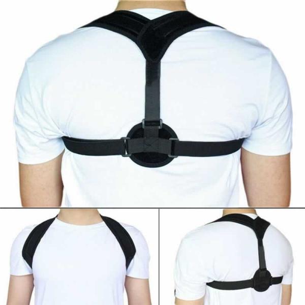 Custom Upper Back Brace Support Breathable Adjustable Posture Corrector for Women and Men