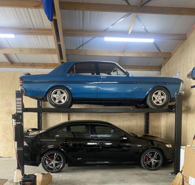 AA4C Movable 4 Post Parking Lift Vehicle Ramp Car Lifter 3.5T 4.2M Auto Care Equipments
