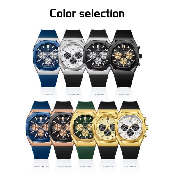 Waterproof Men's Quartz Watch · Silicone Strap | Luminous Dial - Direct from Chinese Manufacturer