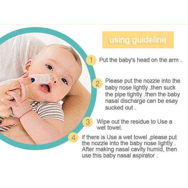 Silicone Baby Newborn Nose Cleaner 26 X 12 X 3Cm Size Infant Nasal Suction
