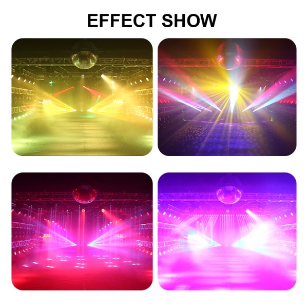 37x10W 4in1 RGBW LED Moving Head Zoom Wash Light DMX512 Professional Stage Equipment for Nightclub Wedding Bar