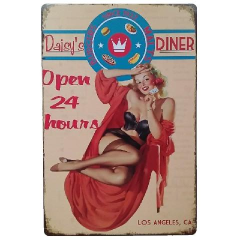 Negative Positive Retro Tin Signs, Metal Poster For Wall Cafe House Bar Club Pub Hotel Garden Kitchen Decor Christmas