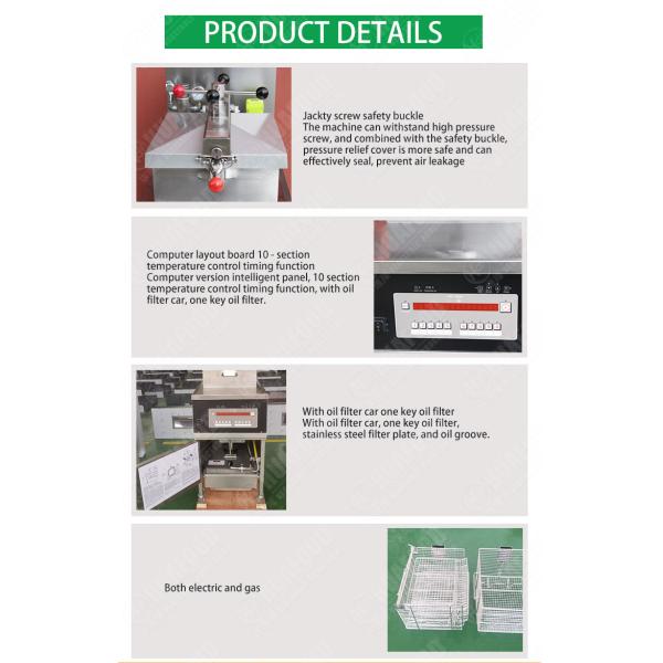 commercial kfc machine / broasted chicken pressure fryer / gas chicken pressure fryer