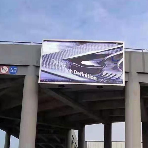 Standard Outdoor Full Color LED Display SMD1921 Building Led Display 1R1G1B HRNOM-P3