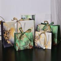 Luxo Logotipo personalizado Bolsa de papel de compras Impresso Refeições de refeição