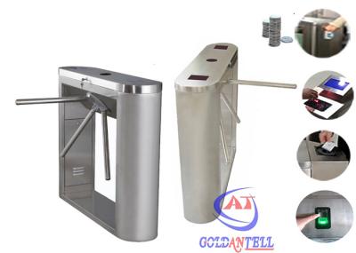 Impressão digital e de altura do RFID meios sistemas dos torniquetes, torniquete semi auto do estação de caminhos de ferro
