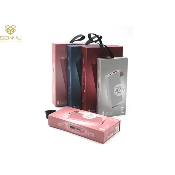 Mini 157g Fast charger packing box Finger Magnetic Battery Charger With Clear Window