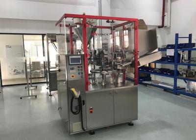Cosmetic Automatic Tube Filling Machine PLC Control High Precision Easy Control