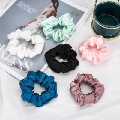 Chic Bandans Satin Silk Scrunchies , 0.03kg Thin Wide Silk Headband
