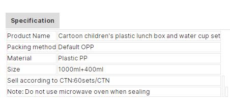 1000ml 400ml Reusable Portable Plastic Compartment Microwaveable Bento Lunch Box for Kids School Lunch Boxes
