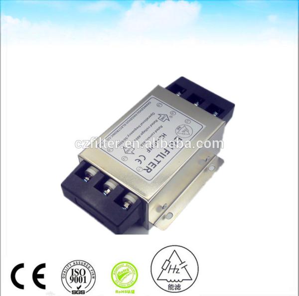 480vac 40A 輸出 Rfi EMI 抑制フィルター 15KW インバーター 騒音フィルター 高品質
