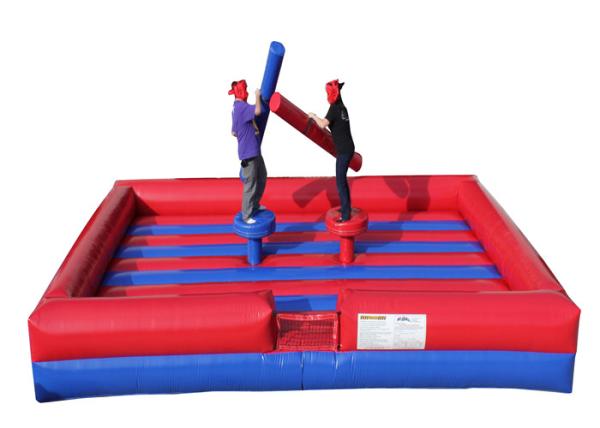 Arena esportiva inflável comercial, esportes - gladiador temático da casa do salto que Jousting