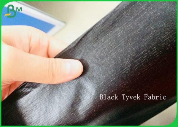 Material impermeável da tela do papel da impressora de Tyvek da cor do preto de 1070D 1073D para a embalagem do rolo