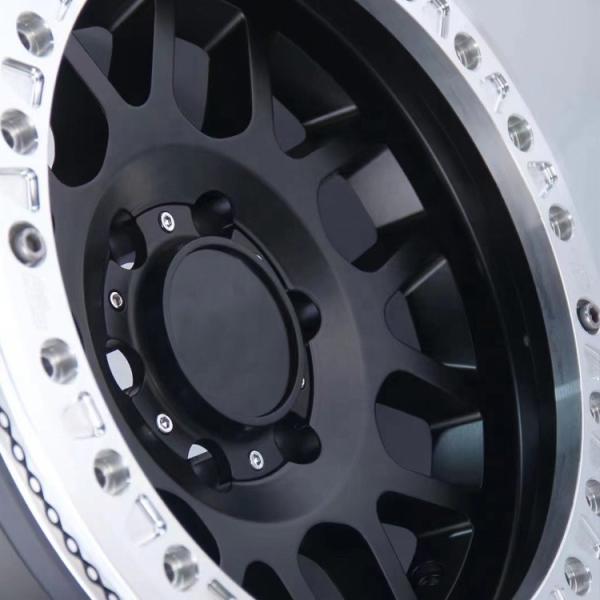 Off Road Wheels 6x1397 ET-30 Rims 4x4 TRD Beadlock Alloy Rims Steel Wheels Fits Y60 Y61 LC70 LC75 HJ60 LC80