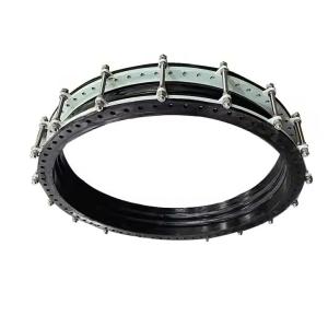 ゴム補償器 DN125 PN16 EPDM T90C 製造長さ 130mm フランジ付き端面 完全に密封