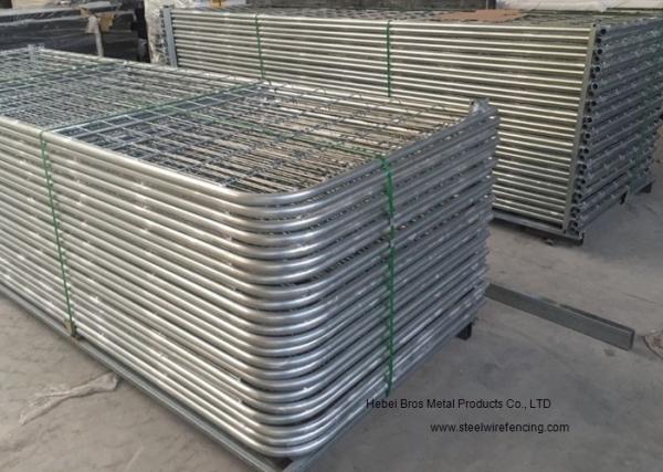 Galvanized Metal livestock Farm Gate / Steel Sheet Farm Field Gates For Australia