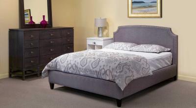 Upholstered Bedroon Furniture, Upholstered Headboard, Hotel Furniture, Fabric Bed