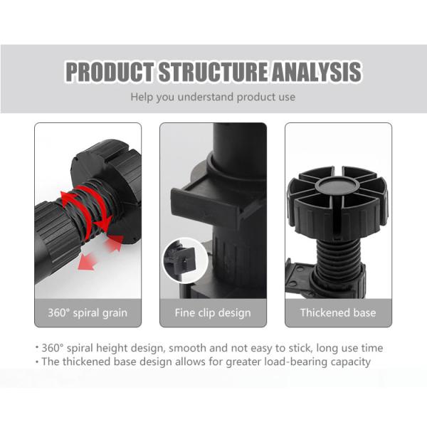 Modern Design PVC Skirting Line with Durable Waterproof PVC Feet and Supporting Leg