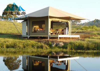 New Pagoda Roof Hotel Bell Tent Fire Retadant For Montain Leisure Camping