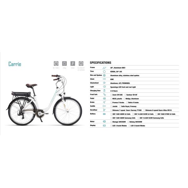 City Electric bike for lady 26
