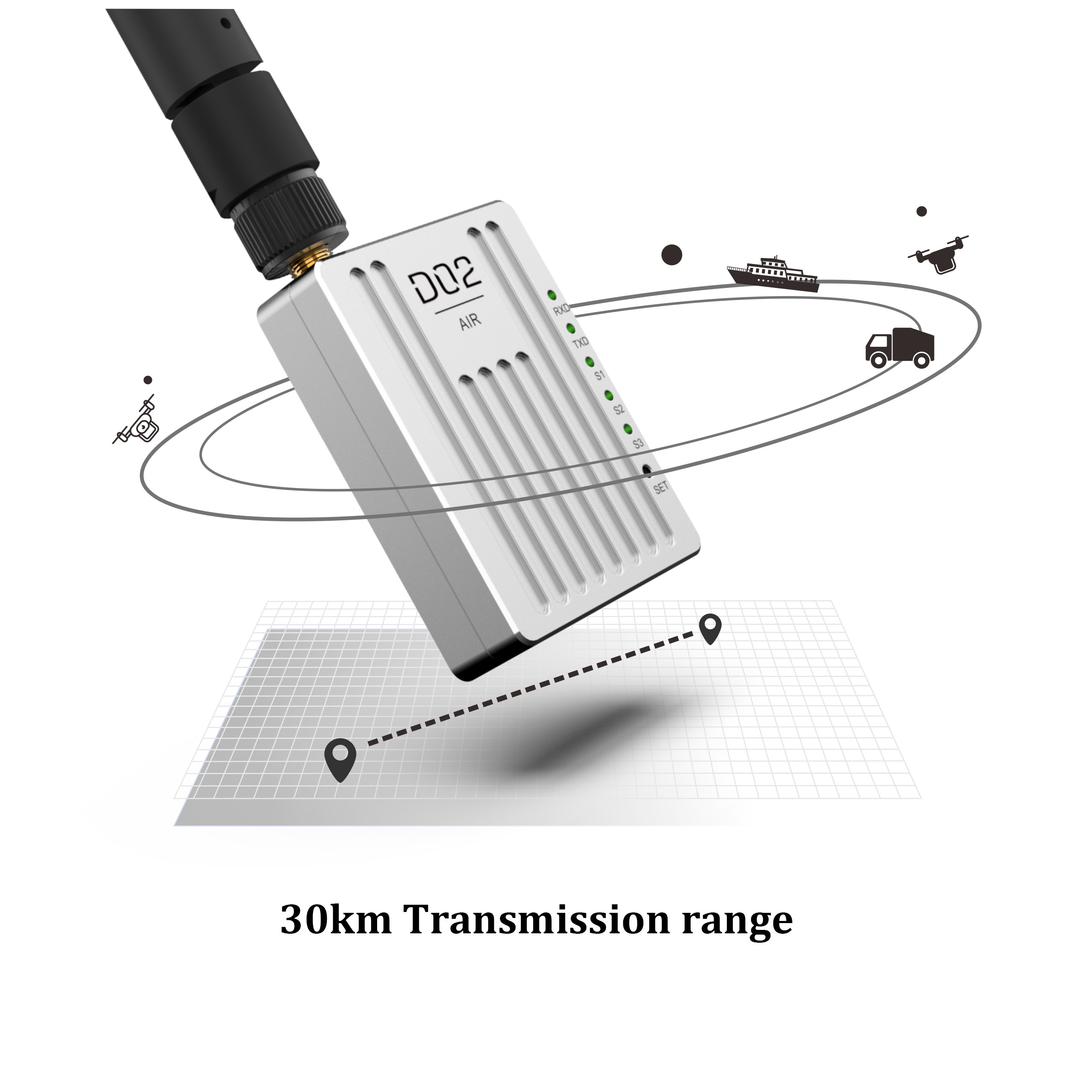 Наполнитель ряда передатчика CHINOWING RC, передатчик 900MHz для трутня