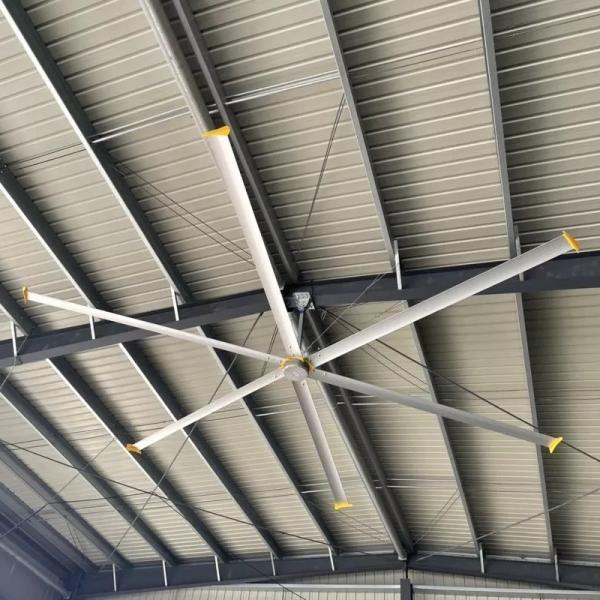 7300mm HVLS Industrial Ceiling Fan with 15,000 m³/min Air Flow and Permanent Magnet Brushless Motor