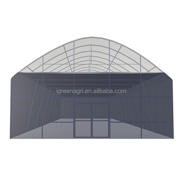 Auto Light Deprivation Single-Span Small PE Motorized Blackout Greenhouse System