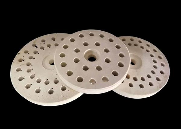 Refractory Porous Aluminum Oxide Ceramic , Alumina Ceramic Disc For Radiant Heater