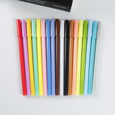 Coreano Cute Clásico canetas de gel de plástico conjunto para escritório e escolas Novidade Design