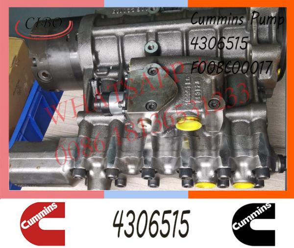 Diesel QSK45 QSK60 6CT Engine Parts For Truck Car PT Pump 4306515 F00BC00017 4306515 5256607 5256608