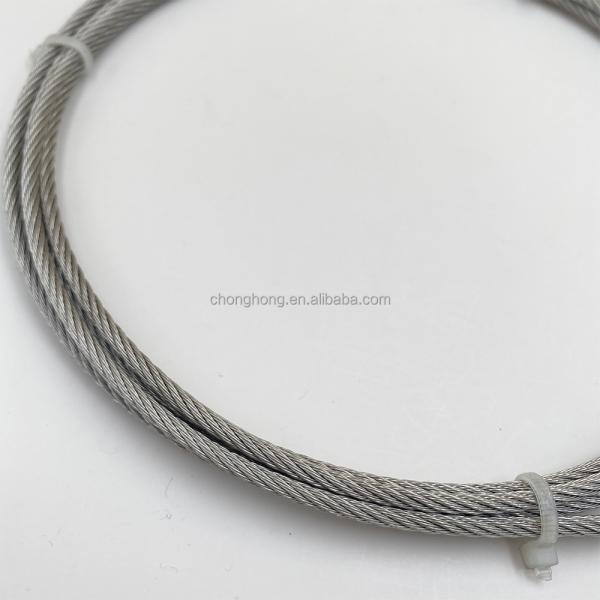 Inox Cable AISI316 AISI304 Stainless Steel Wire Rope with Other Processing Service 7x7 Steel Cable Rope