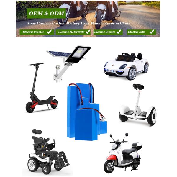 Блок батарей скутера OEM 36V 48v 60v 72v e CTS литий-ионный аккумулятор 60 вольт для электрического велосипеда