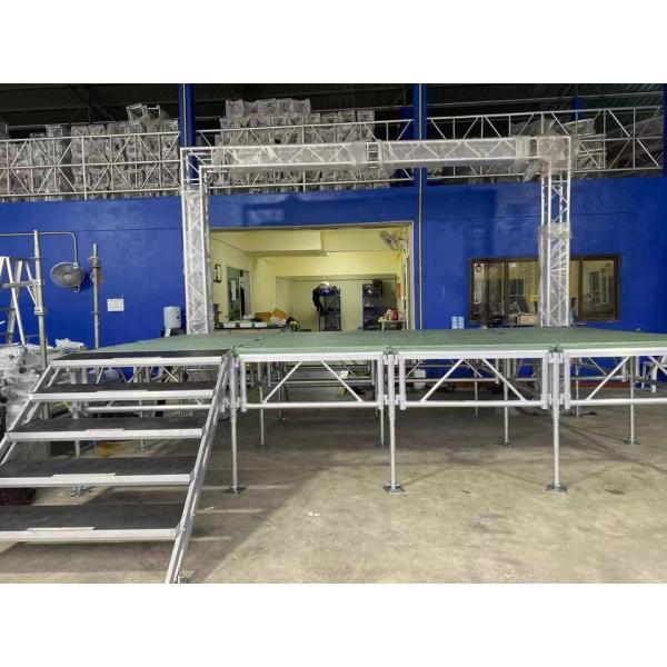 Customized 18mm Plywood Aluminium Stage Platform For Concerts Events