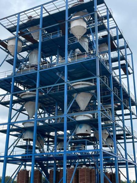 Máquina de processamento de areia de sílica para produção de materiais de vidro