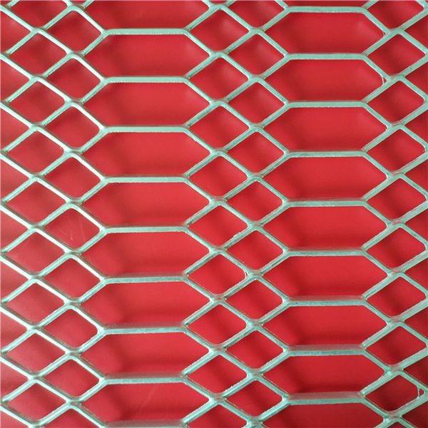 Powder Coating Aluminum Expanded Metal Screen Mesh Facade Clading