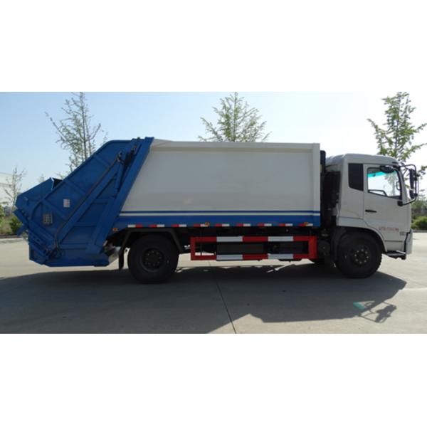 Caminhão de 5 toneladas do compressor do desperdício da mão esquerda, caminhão da recolha de lixo 14m3