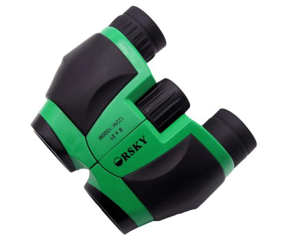 Customized Color Small Compact Binoculars 21mm Objective Diameter For Kids