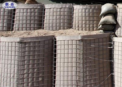 Army Protection Flood Barriers Hot Dipped Galvanized Iron Wire Strong Protection